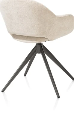 New XOOON FINN armstoel terugdraai - stof Livigno - crème