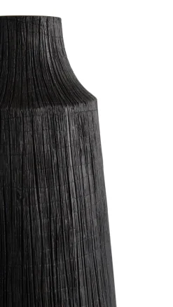 Hot XOOON Finn vaas H50cm in de kleur Zwart - COCOmaison