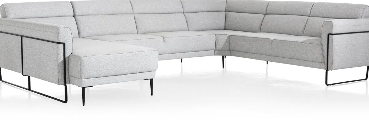 Sale XOOON Fiskardo, Longchair lange arm links - 2,5 zits zonder armen - hoek - 2 zits arm rechts