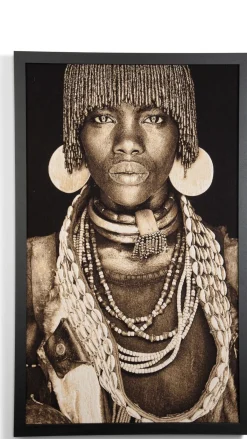 Discount XOOON Hamar Woman schilderij 75x125cm in de kleur Multi Color