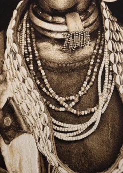 Discount XOOON Hamar Woman schilderij 75x125cm in de kleur Multi Color