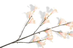 Clearance XOOON Hibiscus Branch H115cm kunstbloem in de kleur Oranje