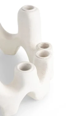 Sale XOOON Jet kandelaar H14,5cm in de kleur Wit - COCOmaison