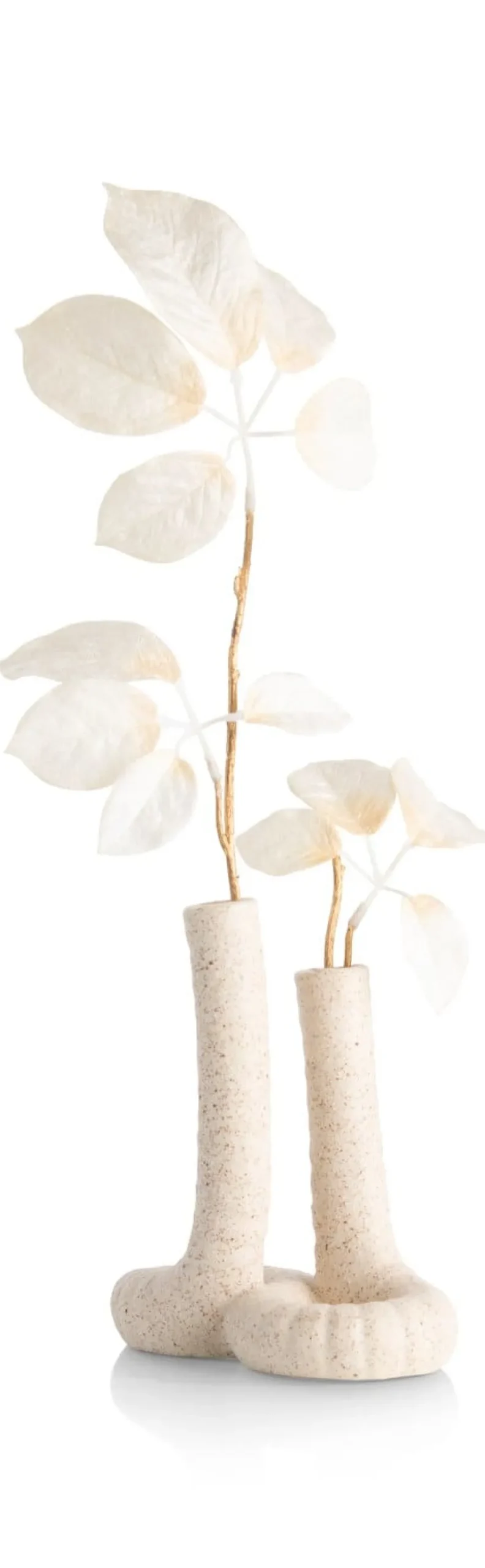 New XOOON Kiki vaas H17cm in de kleur Beige - COCOmaison