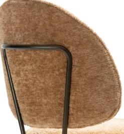 Best XOOON Kjel barstoel - champagne frame in de kleur Okergeel