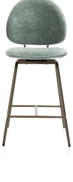 Outlet XOOON Kjel barstoel champagne frame in de kleur Groen - COCOmaison