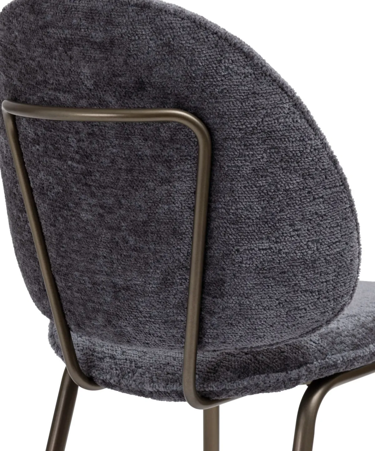 Discount XOOON Kjel eetkamerstoel frame in de kleur Antraciet - COCOmaison