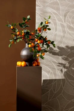 Outlet XOOON Lara keramieken vaas met metallic finish H38cm - COCOmaison