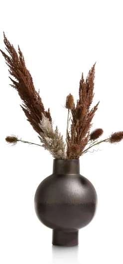 Outlet XOOON Lara keramieken vaas met metallic finish H38cm - COCOmaison