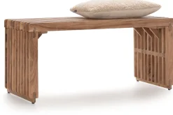 XOOON Lino bankje (96cm) in kleur Naturel van COCOmaison