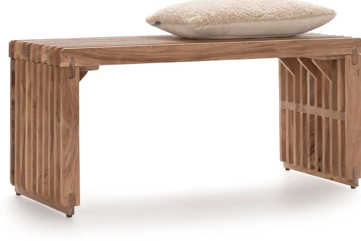 XOOON Lino bankje (96cm) in kleur Naturel van COCOmaison