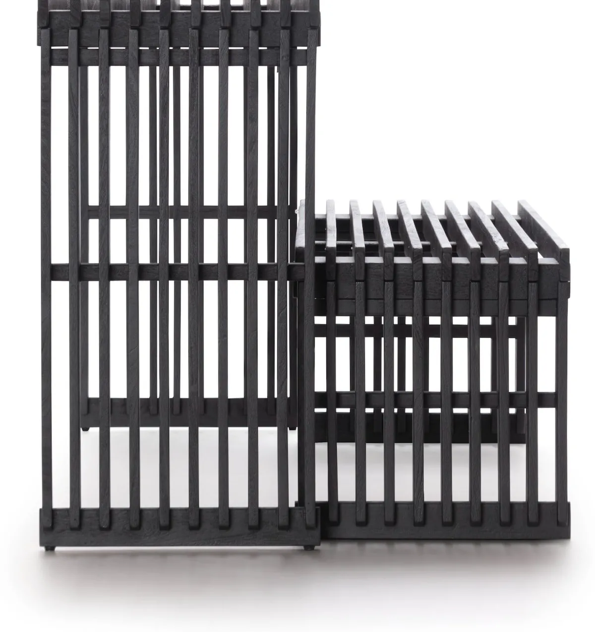 Discount XOOON Lino bankje (96cm) in kleur Zwart van COCOmaison