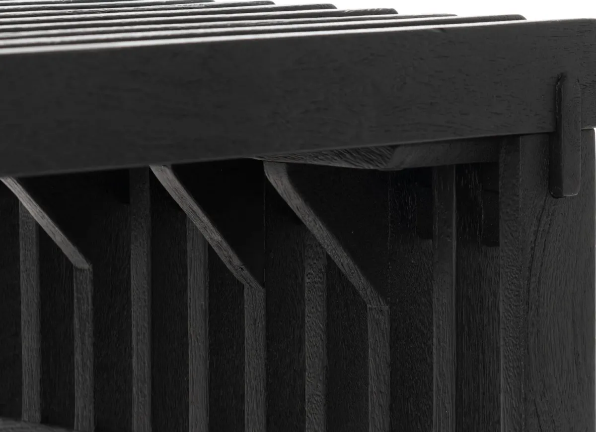 Discount XOOON Lino bankje (96cm) in kleur Zwart van COCOmaison