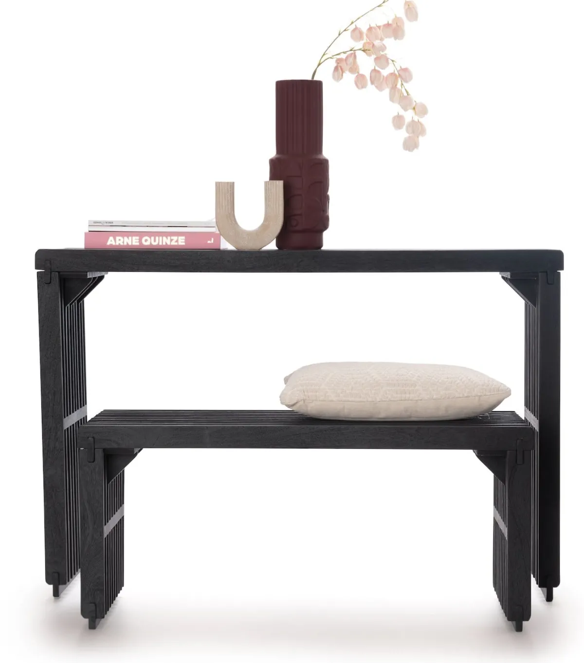 Discount XOOON Lino bankje (96cm) in kleur Zwart van COCOmaison