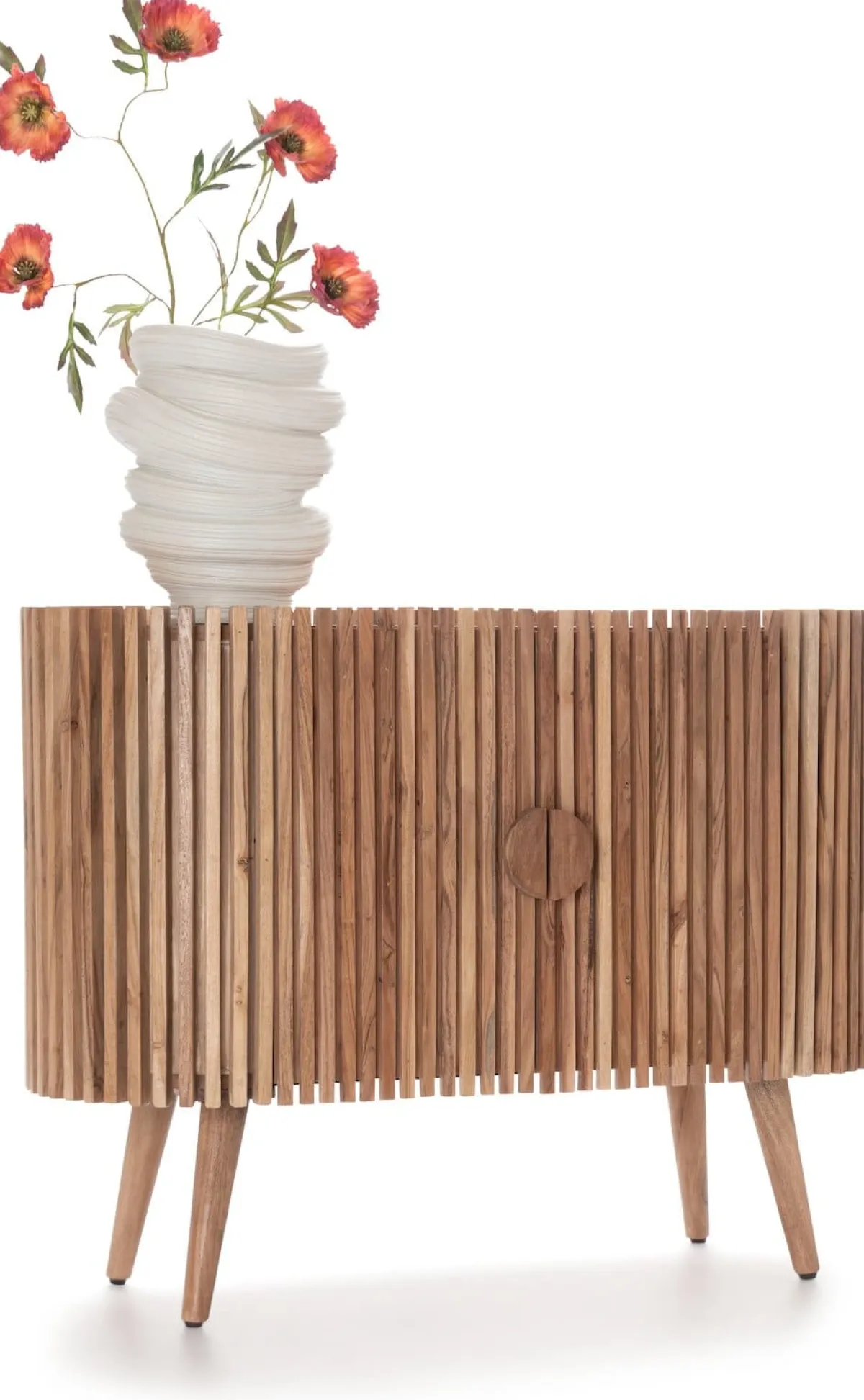 Discount XOOON Lino kast (100cm) in kleur Naturel van COCOmaison