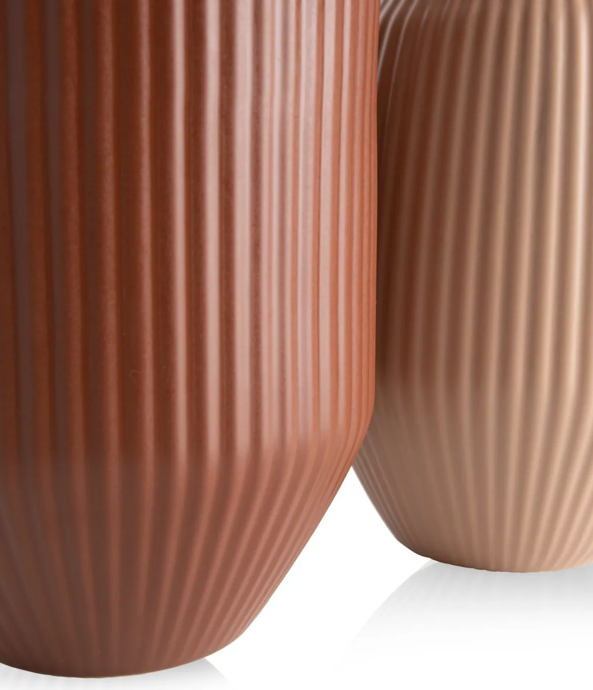 Outlet XOOON Liv vaas H44cm in de kleur Terra Cotta - COCOmaison