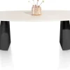 Discount XOOON LUND eetkamertafel ovaal 270 x 120 cm. cone poot -