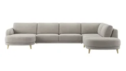 Hot XOOON Manciano, Longchair links 170 cm - 2,5 zits zonder armen - ottomane groot rechts