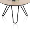 Outlet XOOON Masura hoge salontafel met zwart metalen poot 68x67,5cm