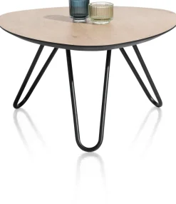 Outlet XOOON Masura hoge salontafel met zwart metalen poot 68x67,5cm