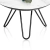Outlet XOOON Masura hoge salontafel met zwart metalen poot 68x67,5cm