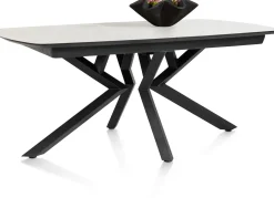 Hot XOOON Masura ovale uitschuiftafel met metalen poot 180(+60)x110cm