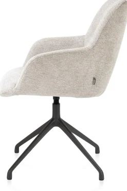 Online XOOON Mats, armstoel - aluminium frame 4-poots - draaibaar - selected choices