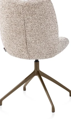 Sale XOOON Mats, eetkamerstoel - draaibaar - steelbrown - Luton - koper