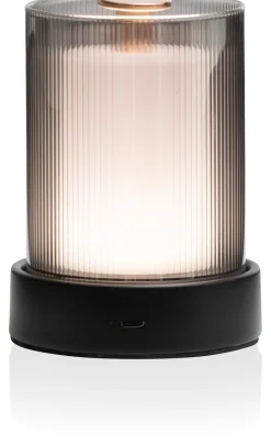 Discount XOOON Matz draadloze tafellamp (1*LED) in de kleur Zwart - COCOmaison