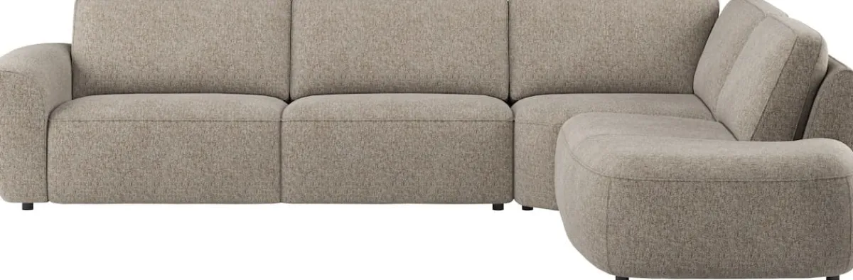 Hot XOOON Merano, 3 zits arm links - hoek - ottomane small rechts