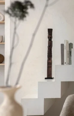 XOOON Milan beeld H62cm in de kleur Bruin - COCOmaison