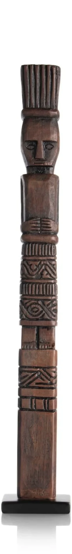 Discount XOOON Milan beeld H75cm in de kleur Bruin - COCOmaison