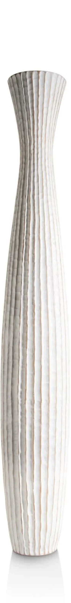 Discount XOOON Milou vaas H134cm in de kleur Wit - COCOmaison