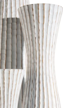 Discount XOOON Milou vaas H134cm in de kleur Wit - COCOmaison