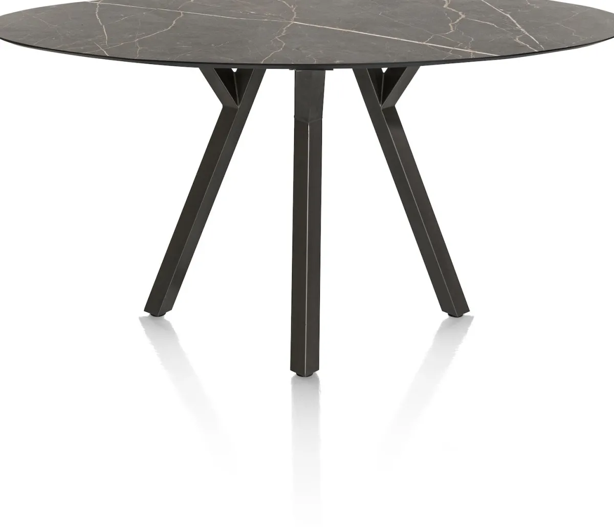 Outlet XOOON MINATO bartafel - ellips - 210 x 105 cm (h: 92 cm) - marmerlook