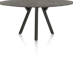 Clearance XOOON MINATO bartafel - ellips - 240 x 110 cm (h: 92 cm) - marmerlook
