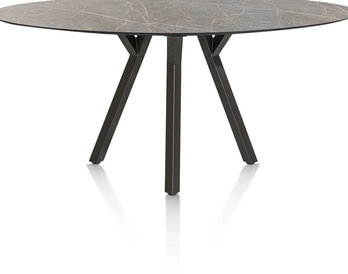 Discount XOOON MINATO bartafel - ellips - 240 x 110 cm (h: 92 cm) - lichtgrijs