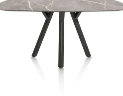 Discount XOOON MINATO bartafel - ovaal - 240 x 110 cm (h: 92 cm) - lichtgrijs