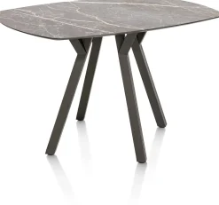 Online XOOON MINATO bartafel - ovaal - 150 x 105 cm (h: 92 cm) - lichtgrijs