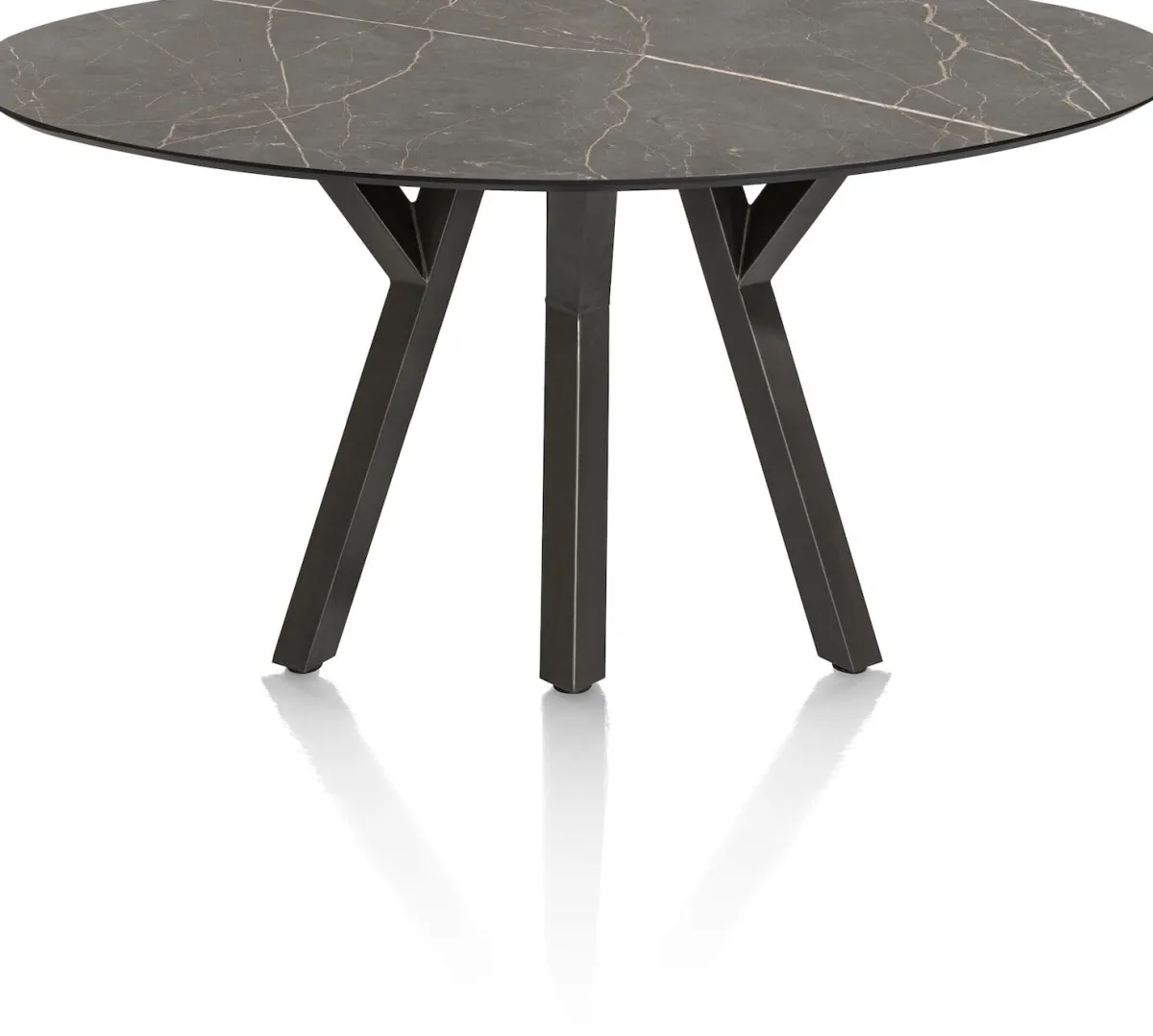 XOOON MINATO eetkamertafel - ellips - 180 x 100 cm - marmerlook