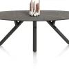 Outlet XOOON MINATO eetkamertafel - ellips - 240 x 110 cm - marmerlook