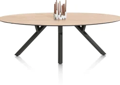 Outlet XOOON MINATO eetkamertafel - ellips - 240 x 110 cm - eiken look