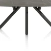 Online XOOON MINATO eetkamertafel - ovaal - 240 x 110 cm - marmerlook