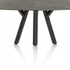 Sale XOOON MINATO eetkamertafel - ovaal - 150 x 105 cm - marmerlook