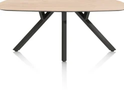 Best XOOON MINATO eetkamertafel - ovaal - 240 x 110 cm - eiken look