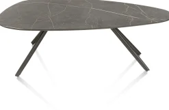Outlet XOOON MINATO salontafel 100 x 60 cm - marmerlook