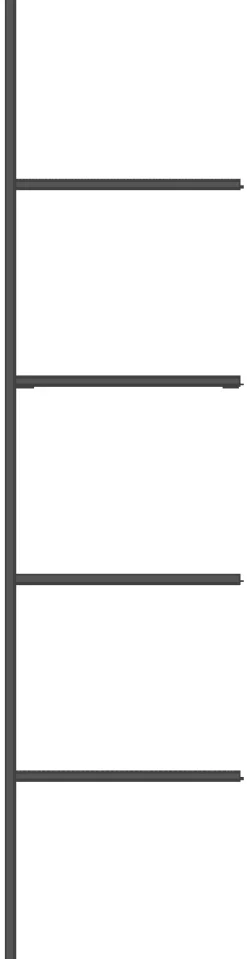 Sale XOOON Modulo aanbouwrek in metaal 45 cm, 5 nivo's -