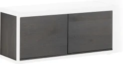 New XOOON Modulo kast in onyx 90 cm met 2 deuren -