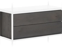 Hot XOOON Modulo kast in onyx 90 cm met 2 laden -