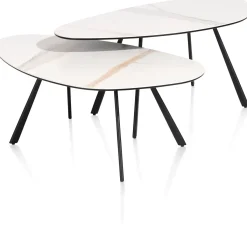 Sale XOOON Montello hoge salontafel met keramiek blad 94x49cm